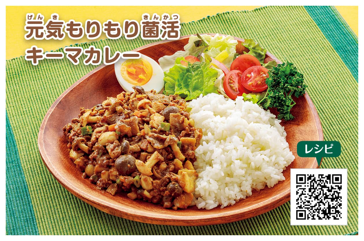 元気もりもり菌活キーマカレー