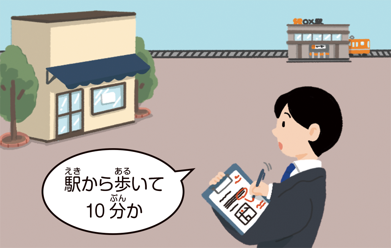 不動産の調査をする