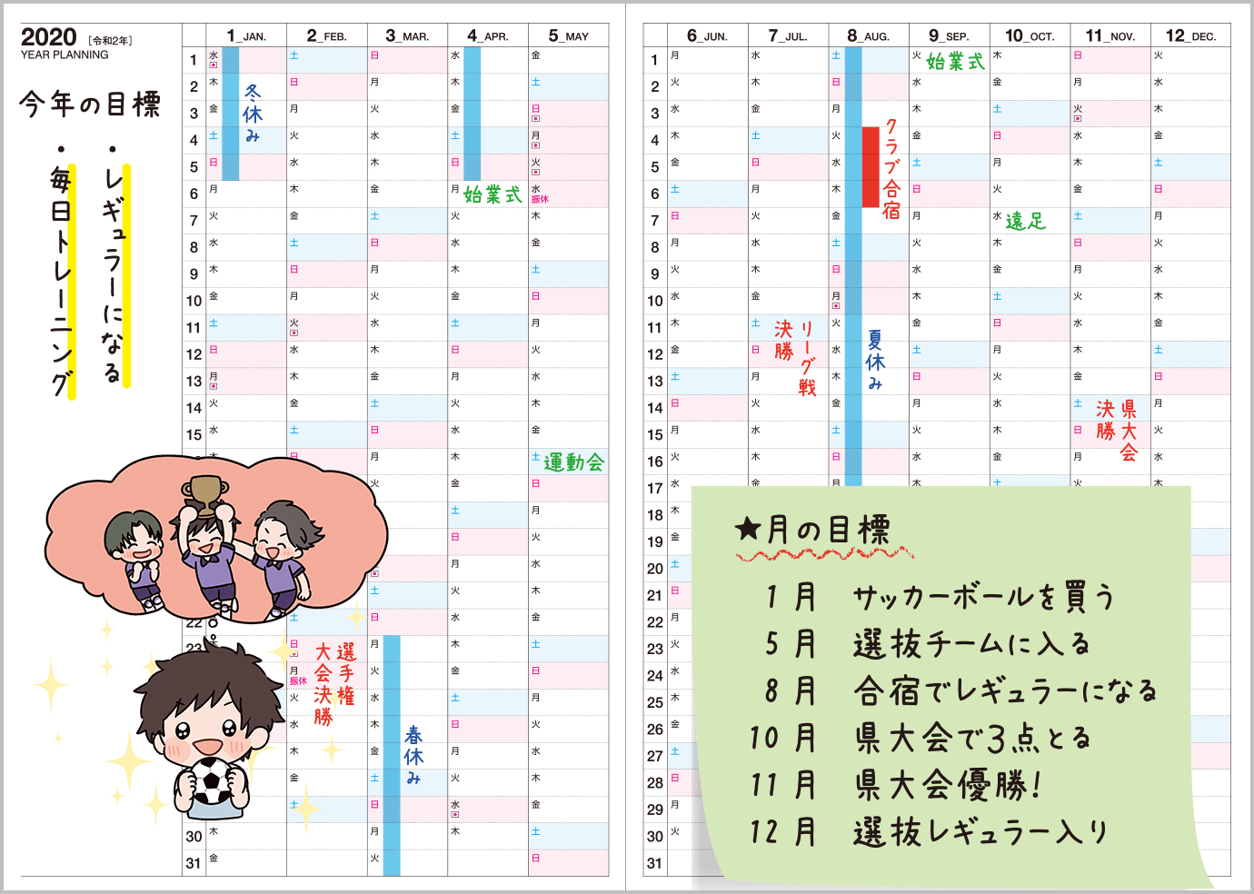 サッカー選手になりたい